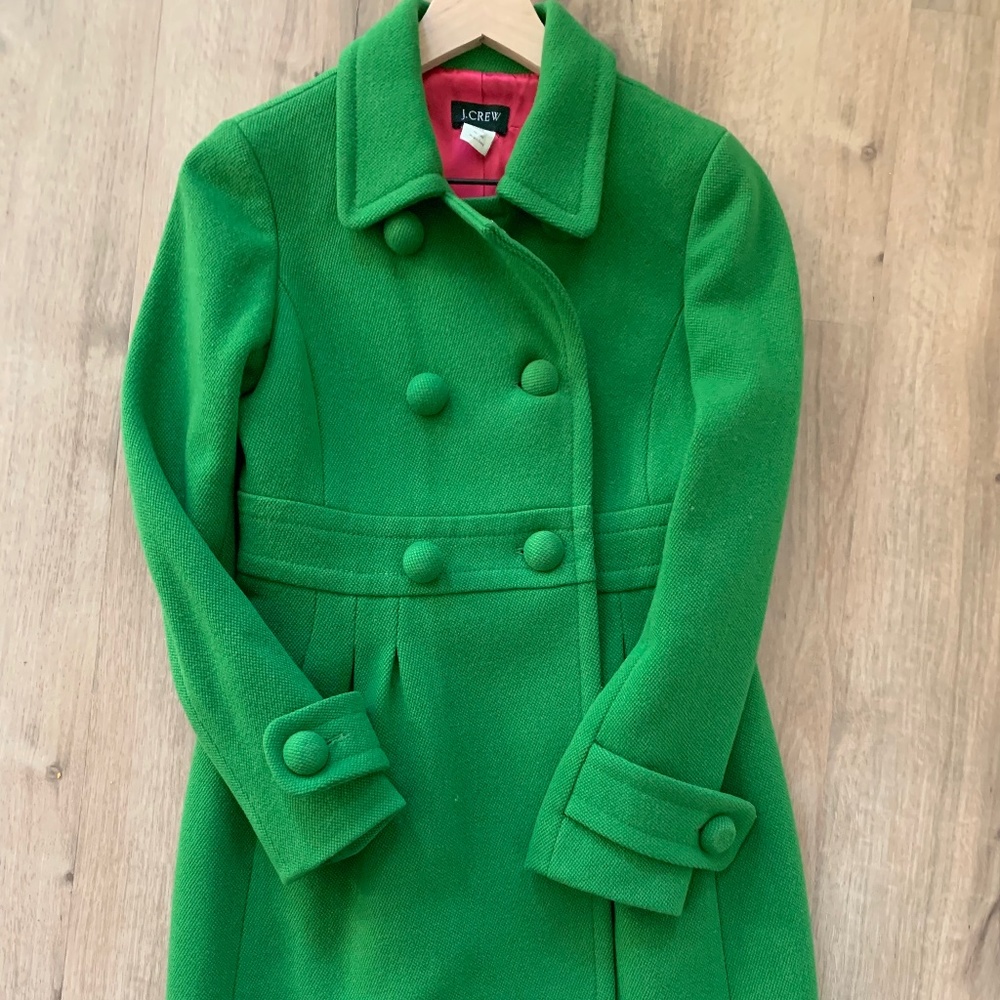 Jcrew Gramarcy wool pique coat